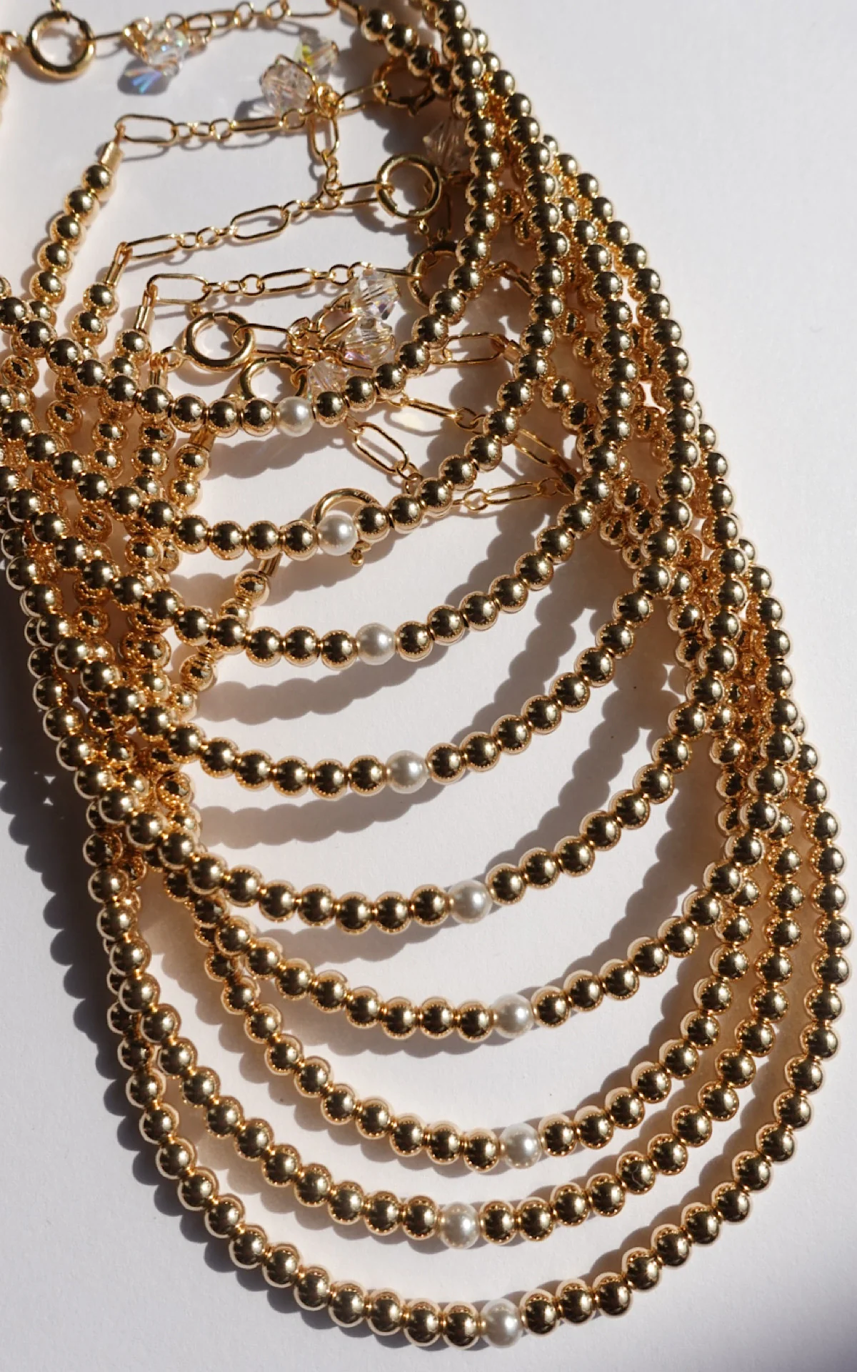14k Gold Filled/ Sterling Silver Carolina Bracelet - Image 3