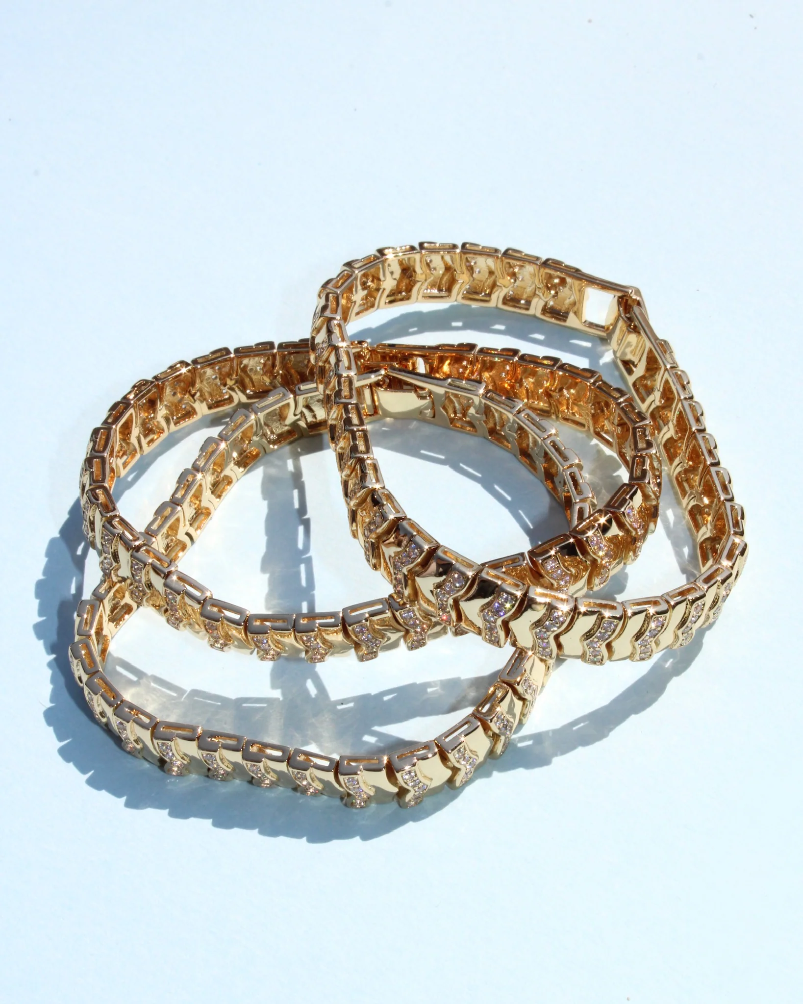 Chevron Chain Bracelet