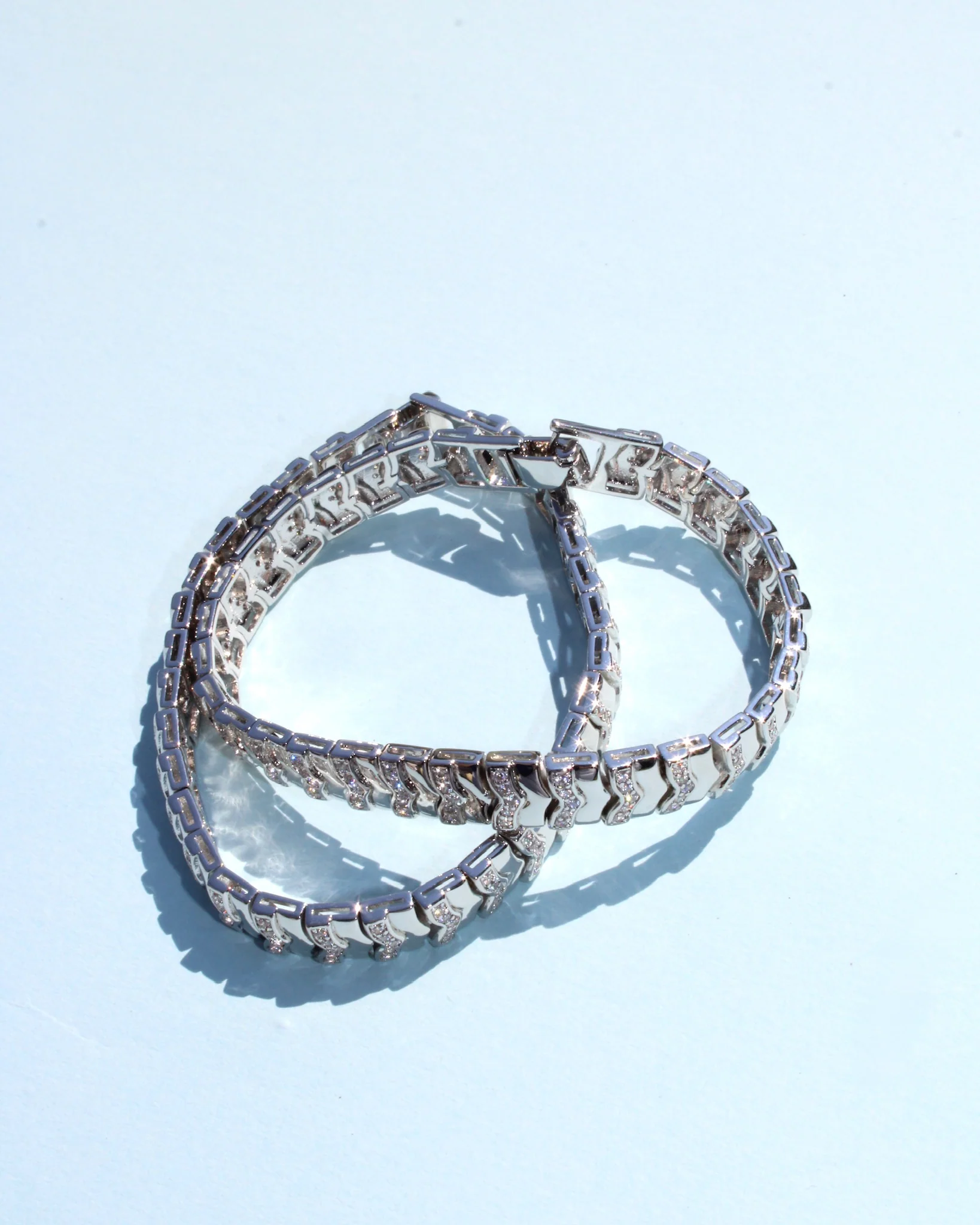 Chevron Chain Bracelet - Image 2