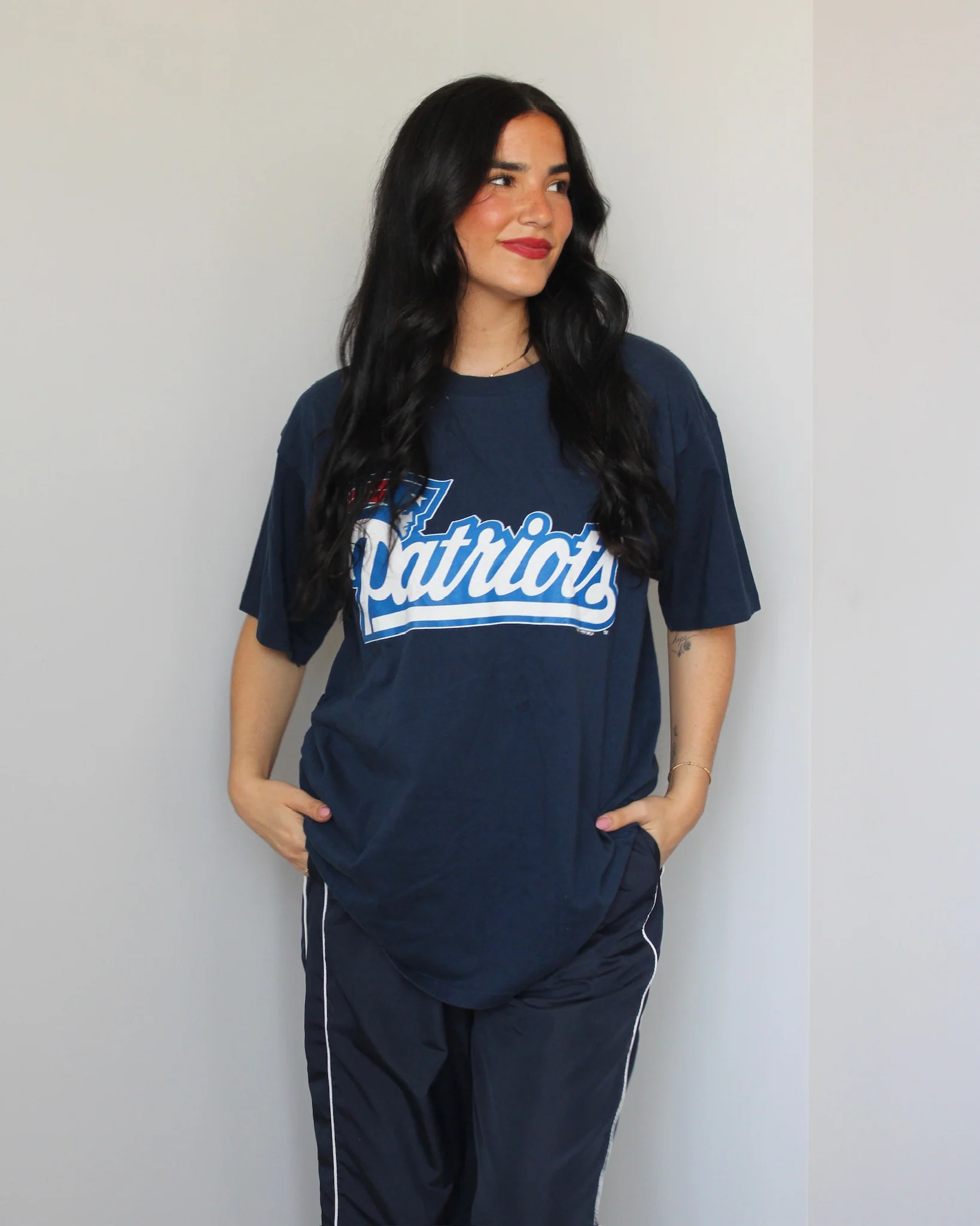 Evi11 Twin Vintage Tee - Patriots