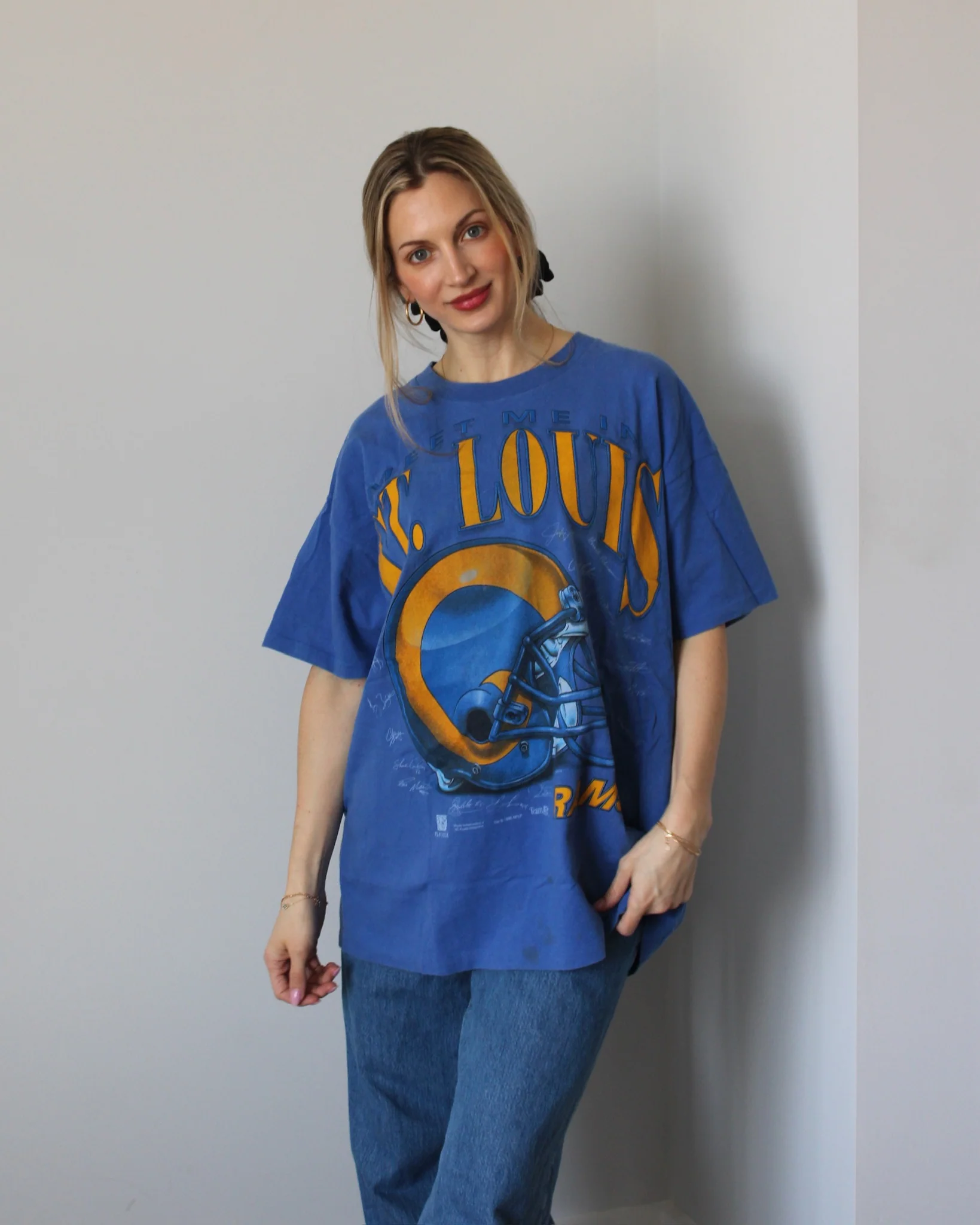 Evi11 Twin Vintage Tee - St. Louis Rams - Image 3
