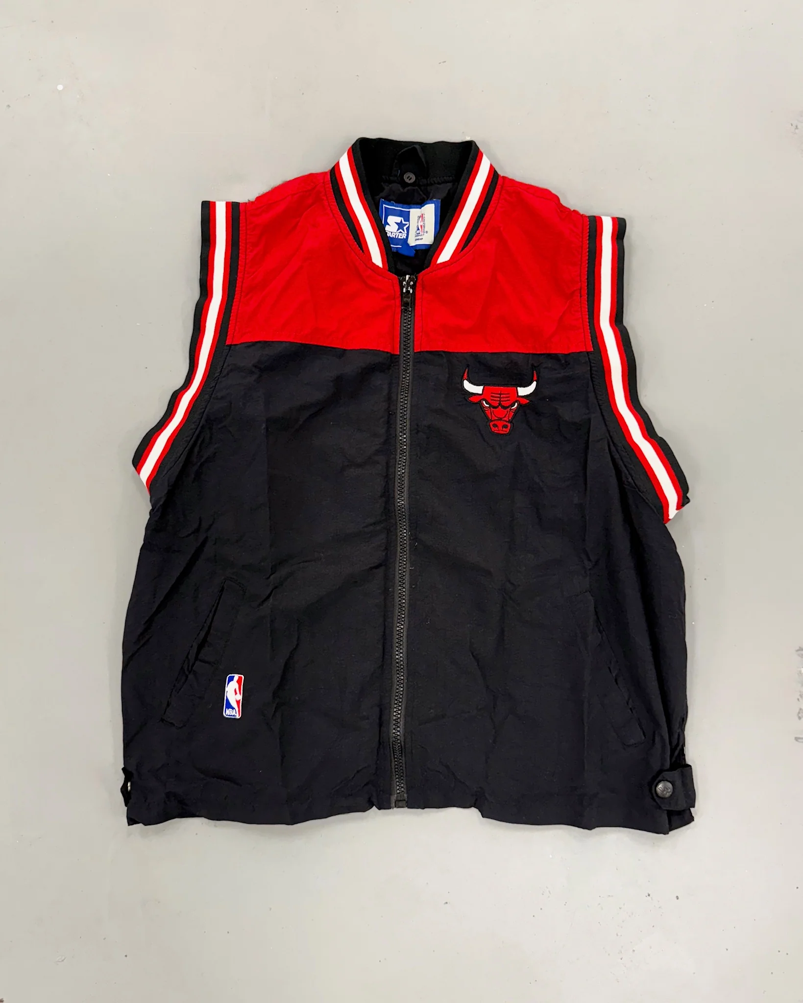 EVI11 TWIN VINTAGE VEST-CHICAGO BULLS