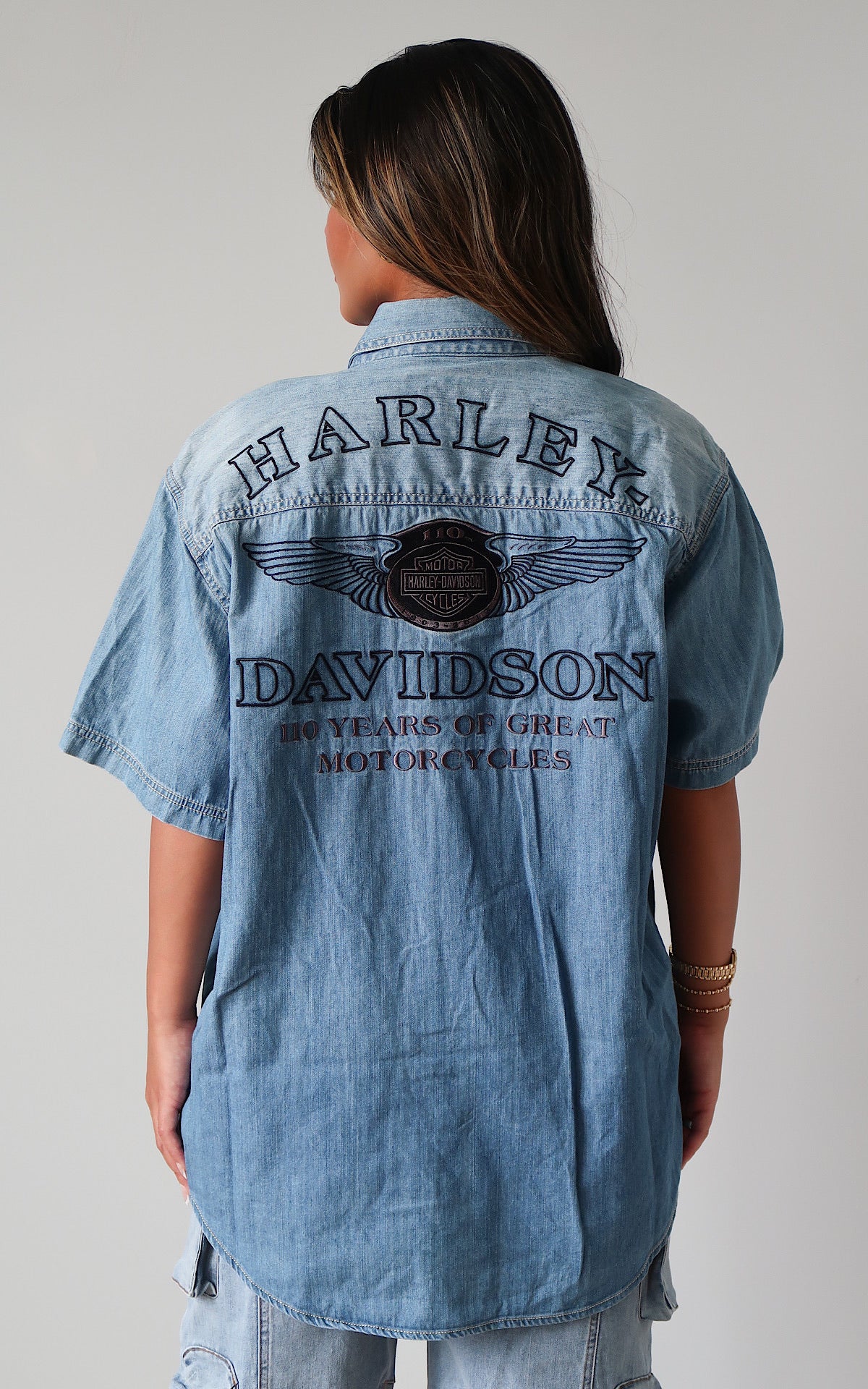 Evi11 Twin Harley Vintage Denim - Image 3