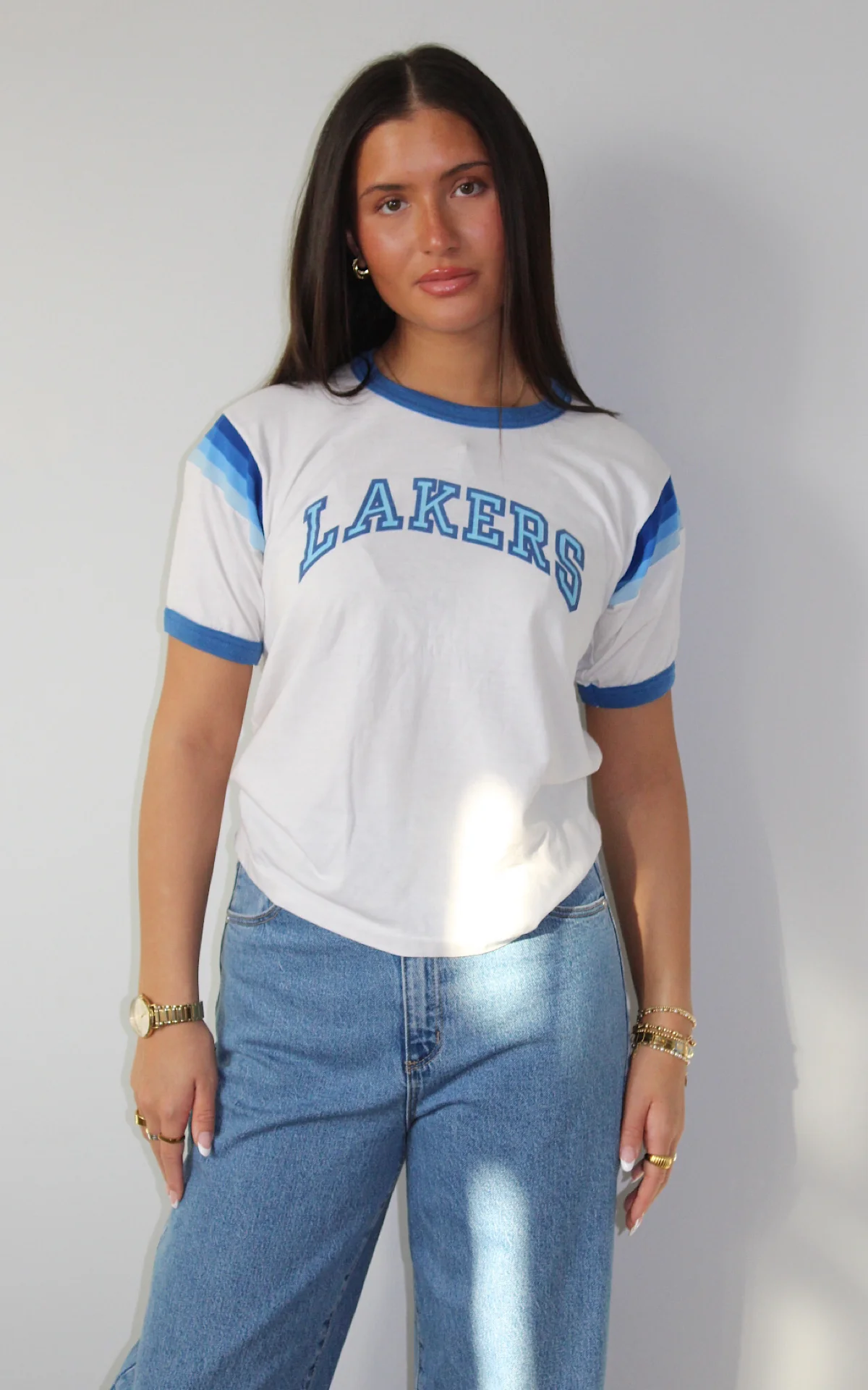 Evi11 Twin Vintage Lakers Tee - Image 3