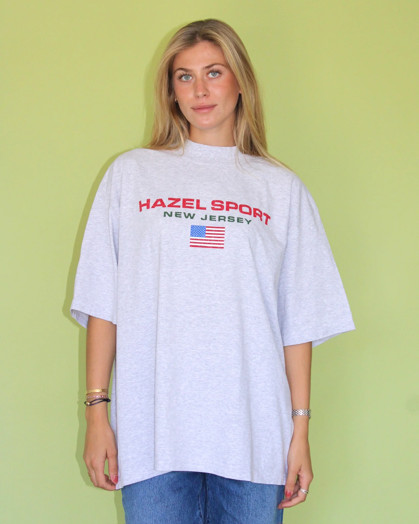 The Hazel Sport Tee // Grey