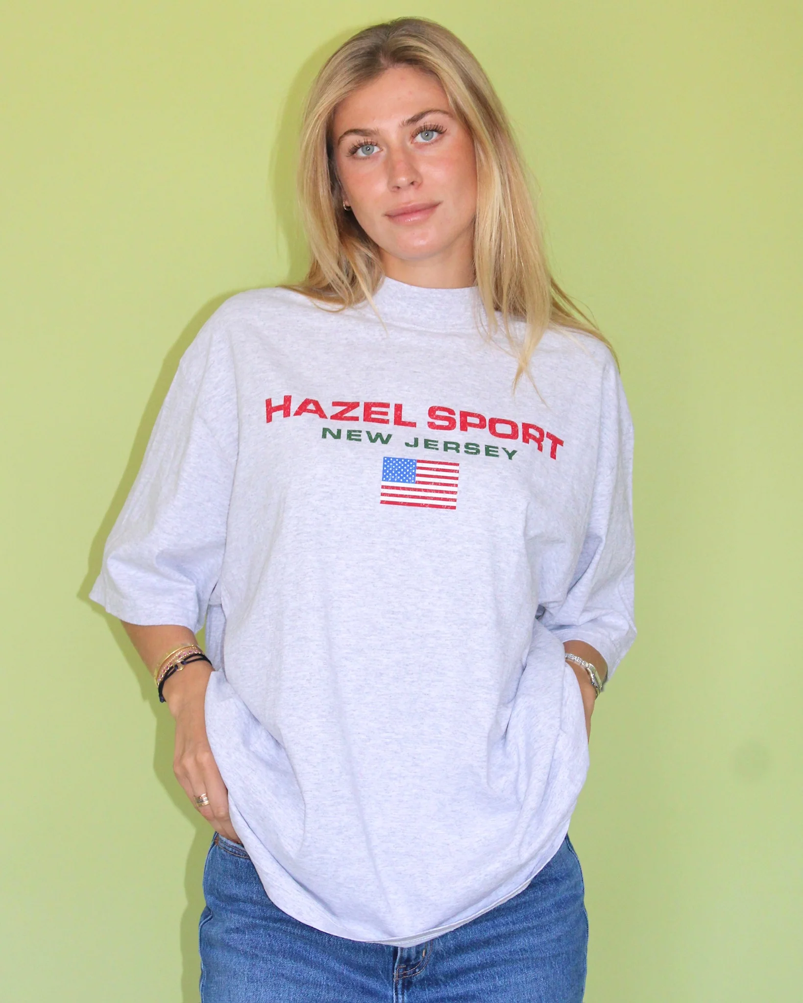 The Hazel Sport Tee // Grey - Image 3