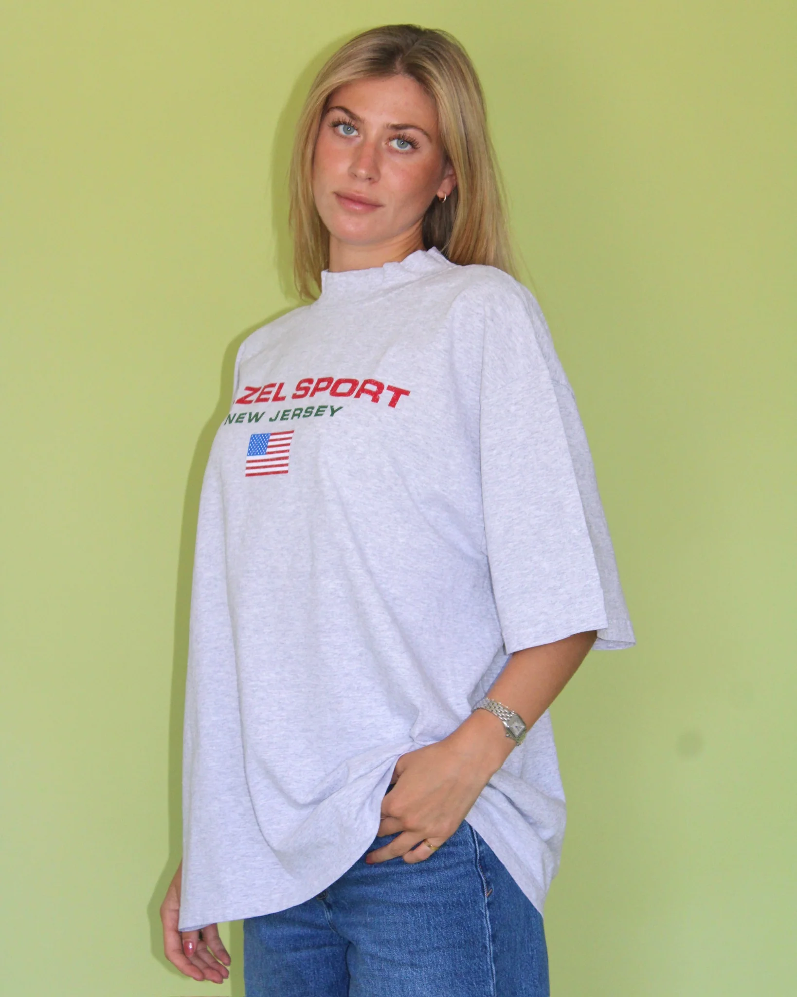 The Hazel Sport Tee // Grey - Image 6