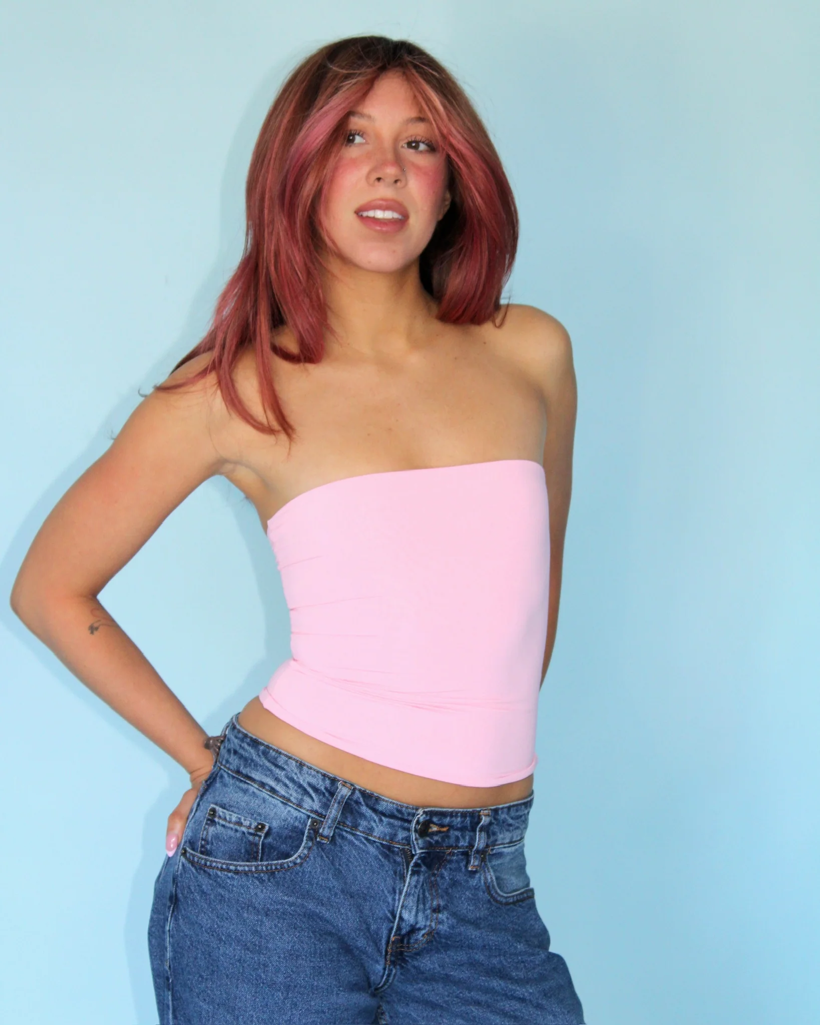 HZL Tube Top // Pink - Image 3