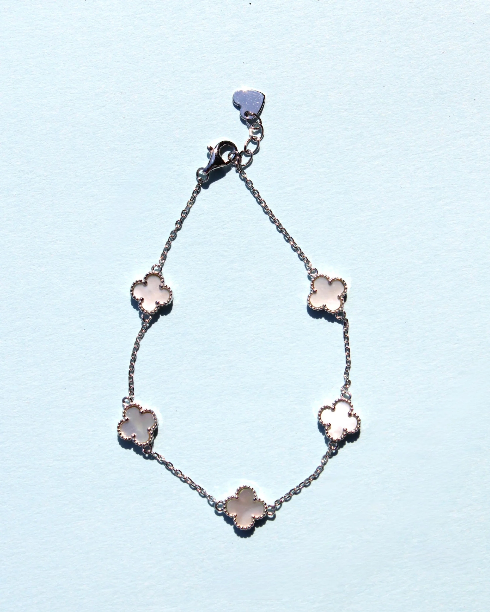 Mother Of Pearl Clover Bracelet - Image 2