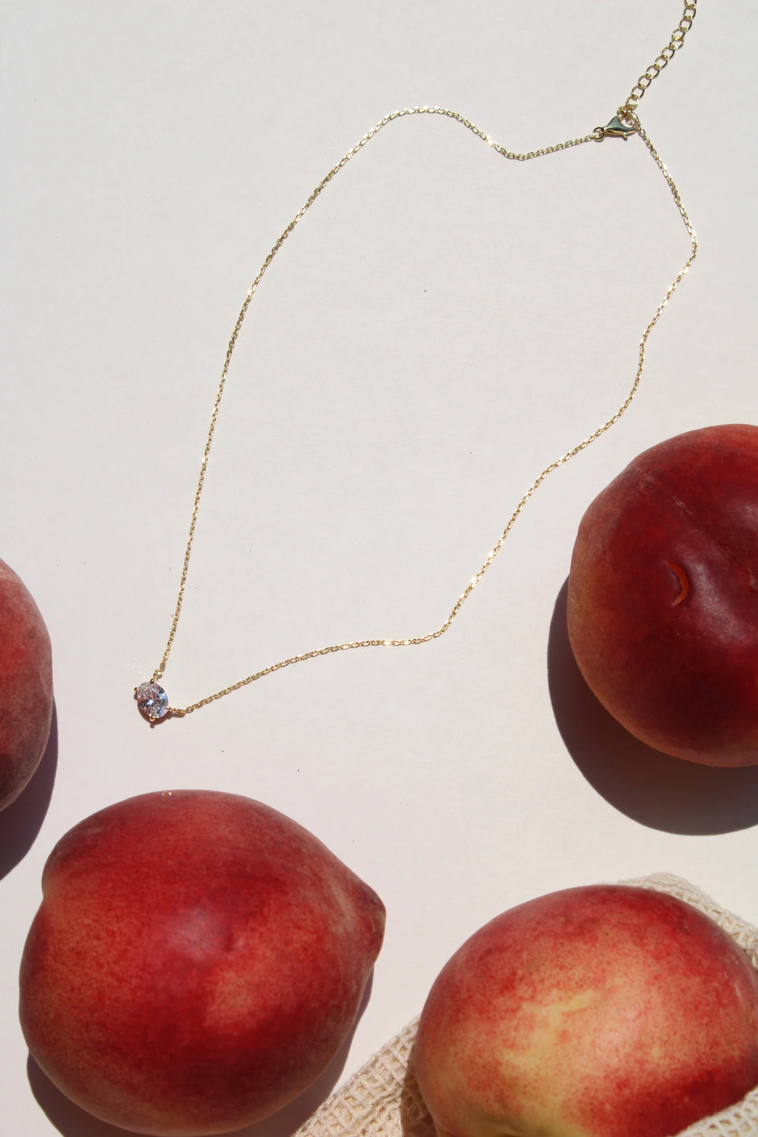 Oval Pendant Necklace - Image 2