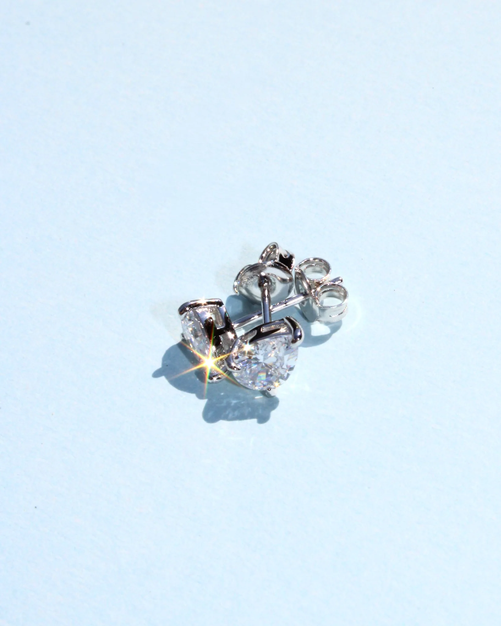 Pear Stud Earrings - Image 3