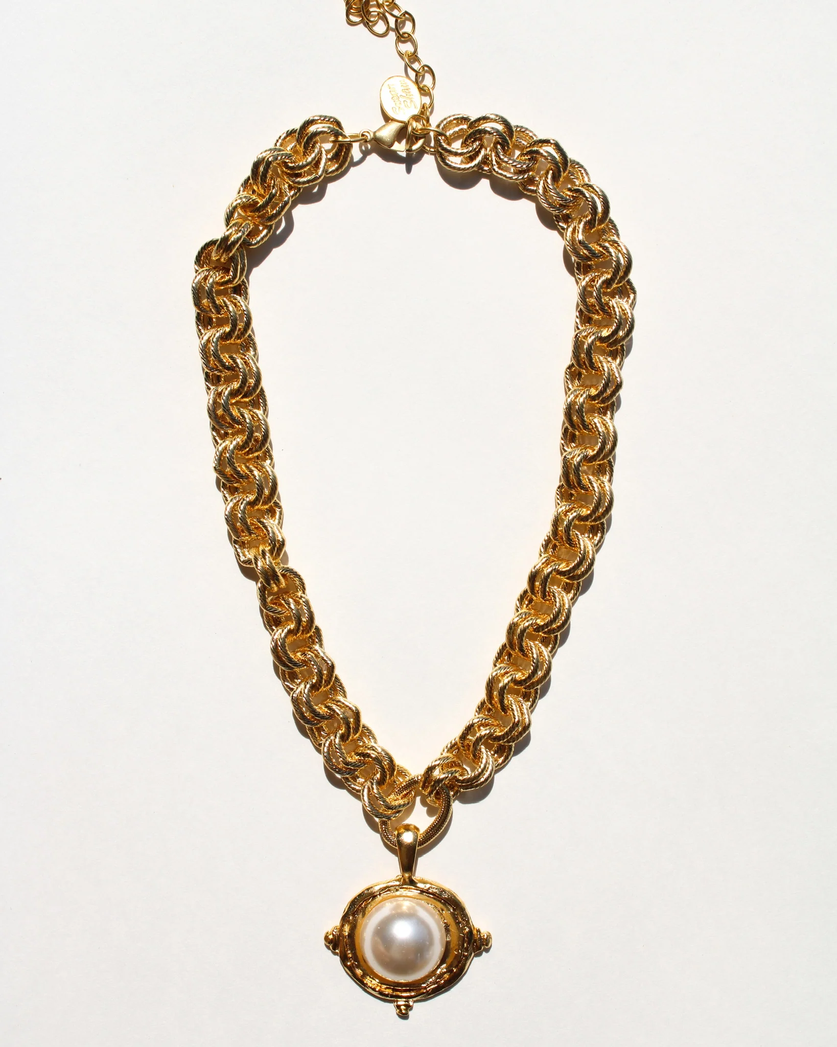 Pearl Cammi Necklace // Gold - Image 2