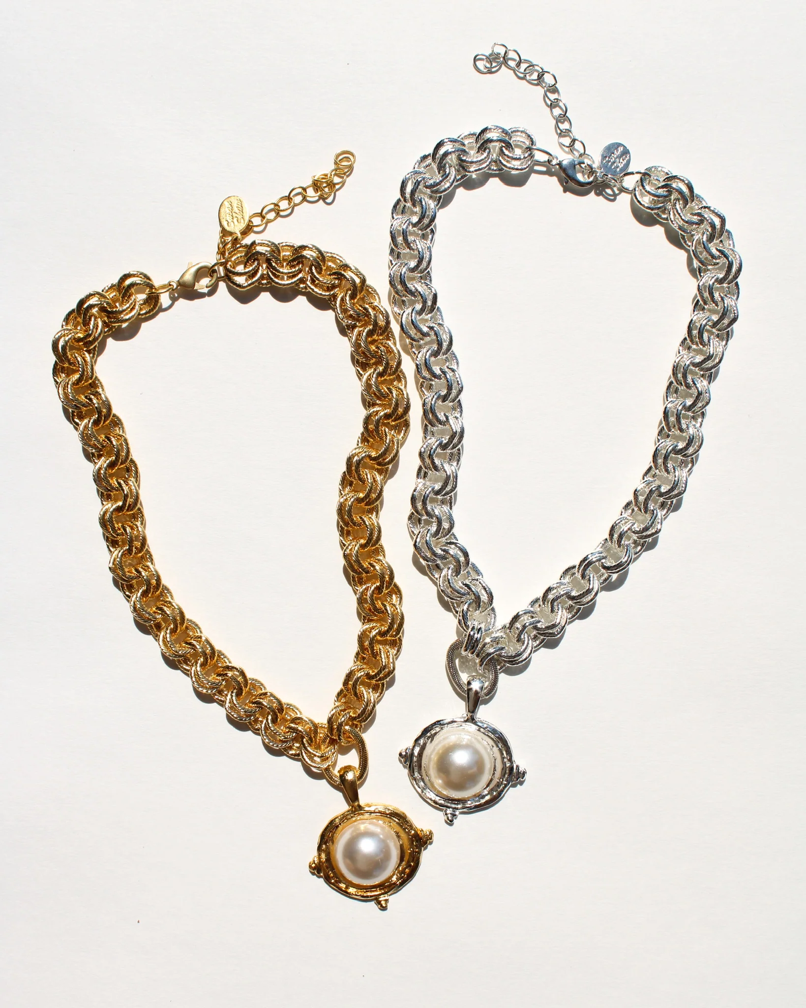 Pearl Cammi Necklace // Silver - Image 3