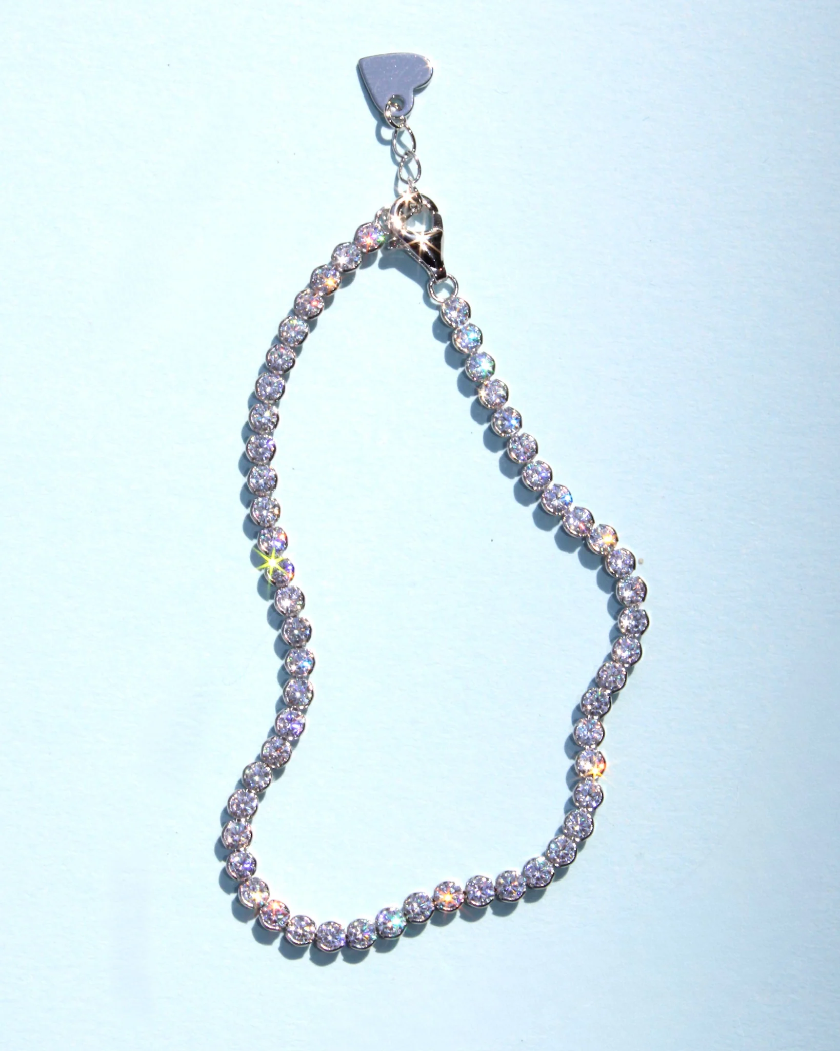 Round Bezel Tennis Bracelet - Image 2
