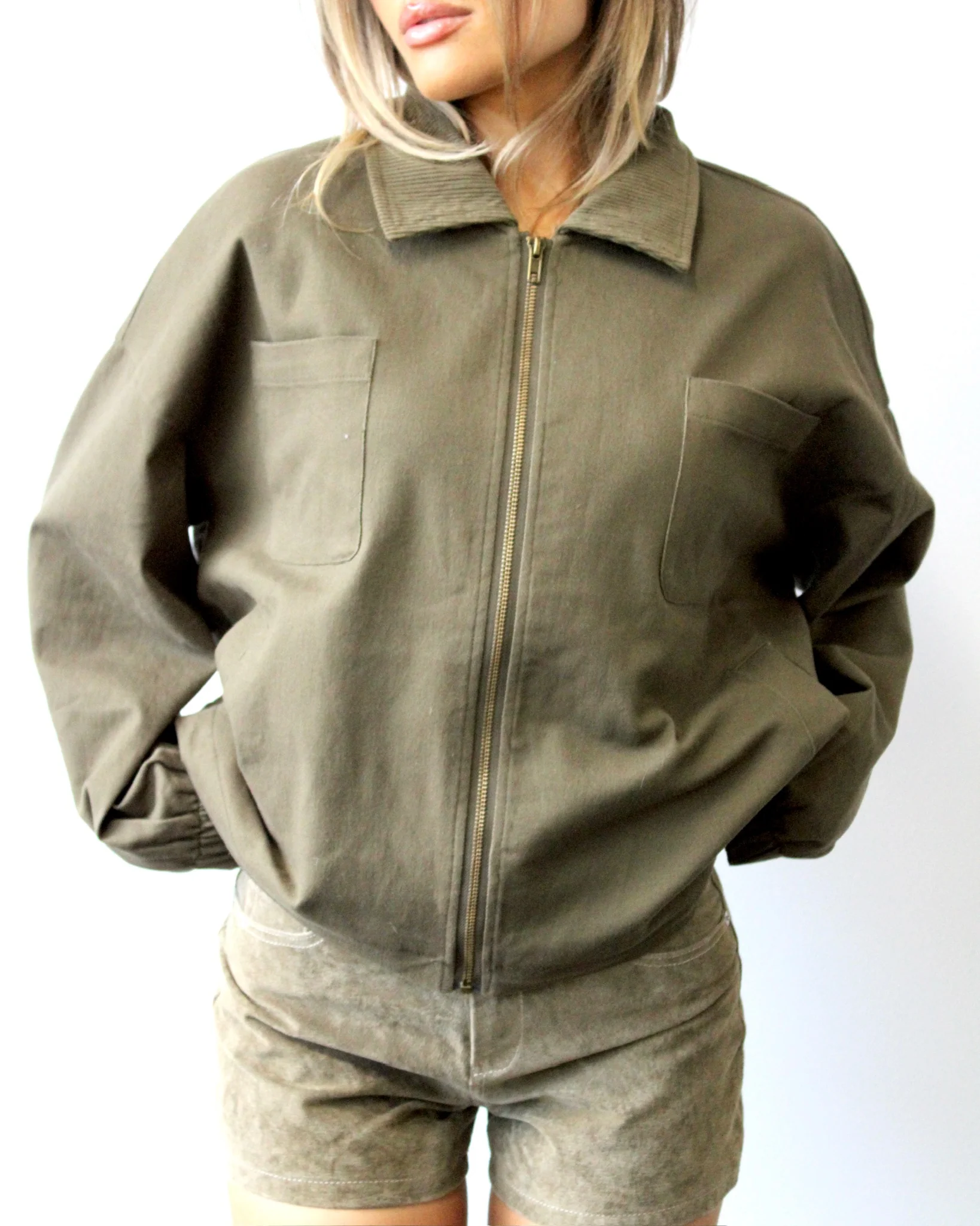 The Alexis Jacket // Olive - Image 2