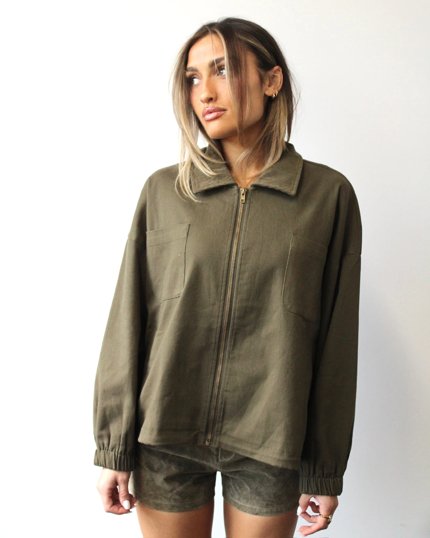 The Alexis Jacket // Olive - Image 3
