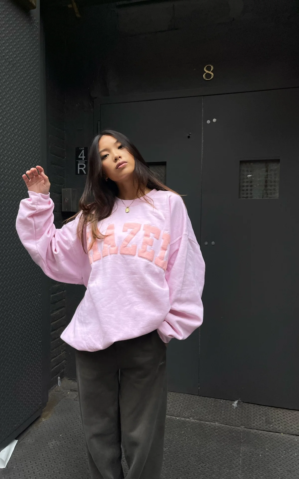 The Capri Crewneck // Baby Pink - Image 3