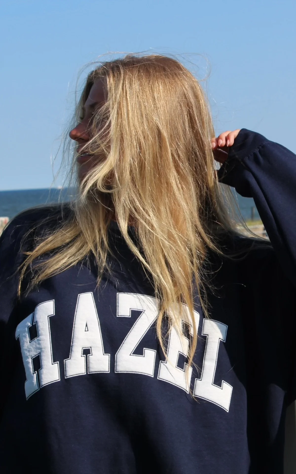 The Capri Crewneck // Navy - Image 7
