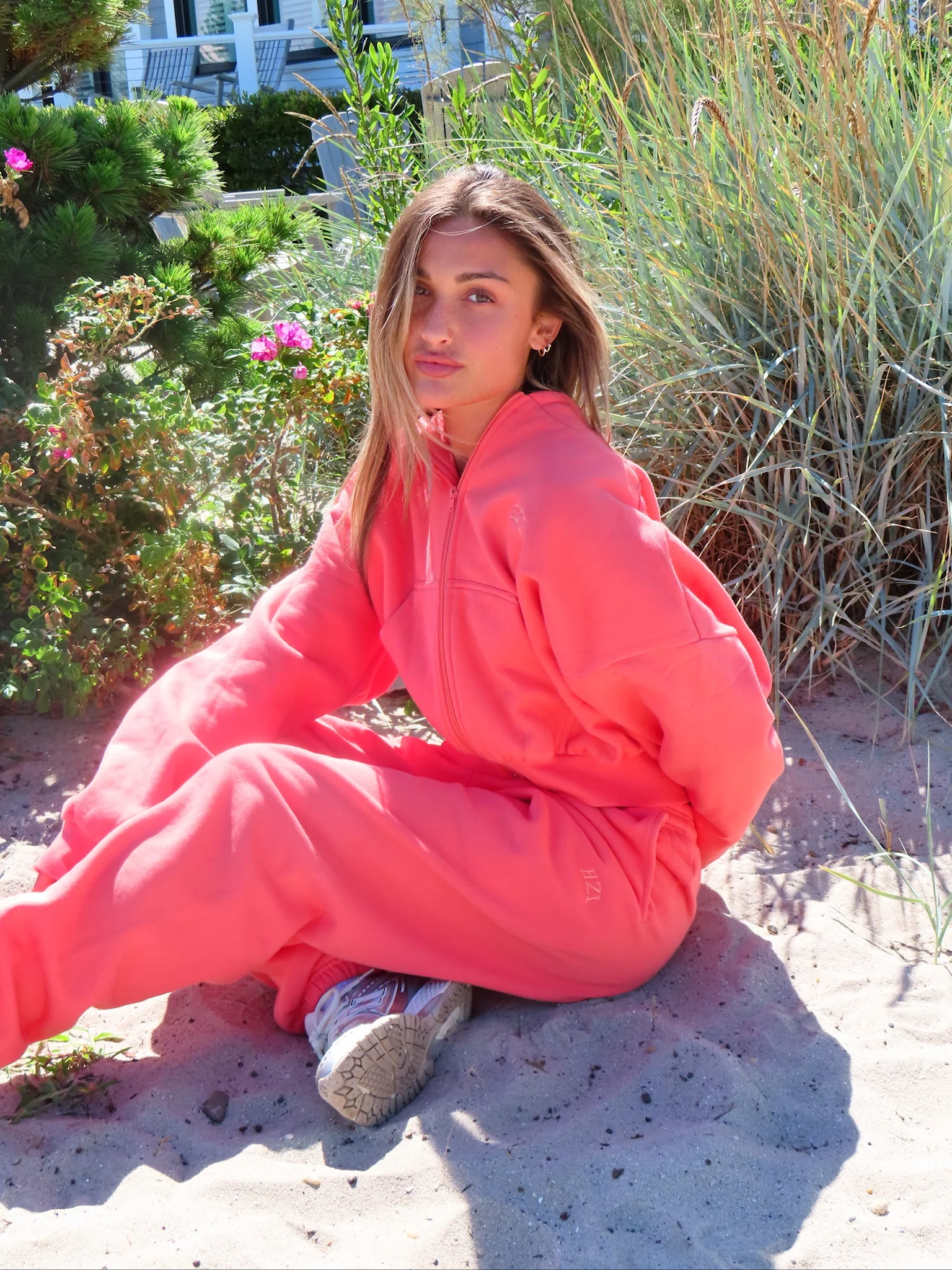 The HZL Apricot Cropped Zip Up - Image 5