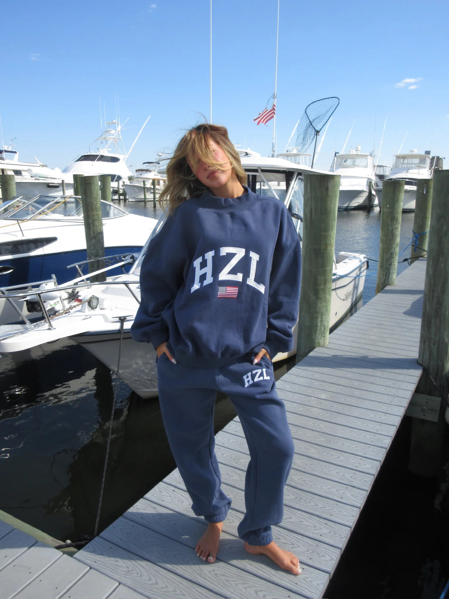 The HZL Miss America Joggers // Denim - Image 3