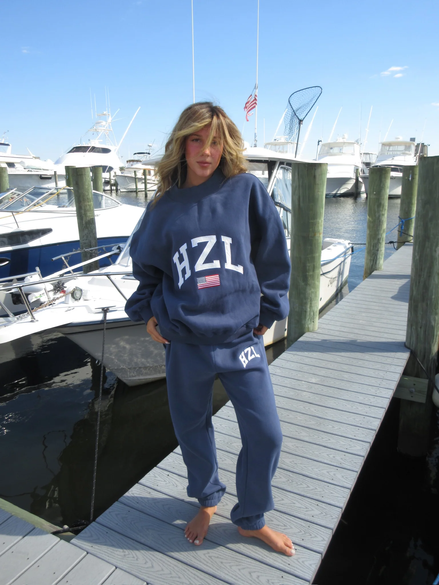 The HZL Miss America Joggers // Denim - Image 4