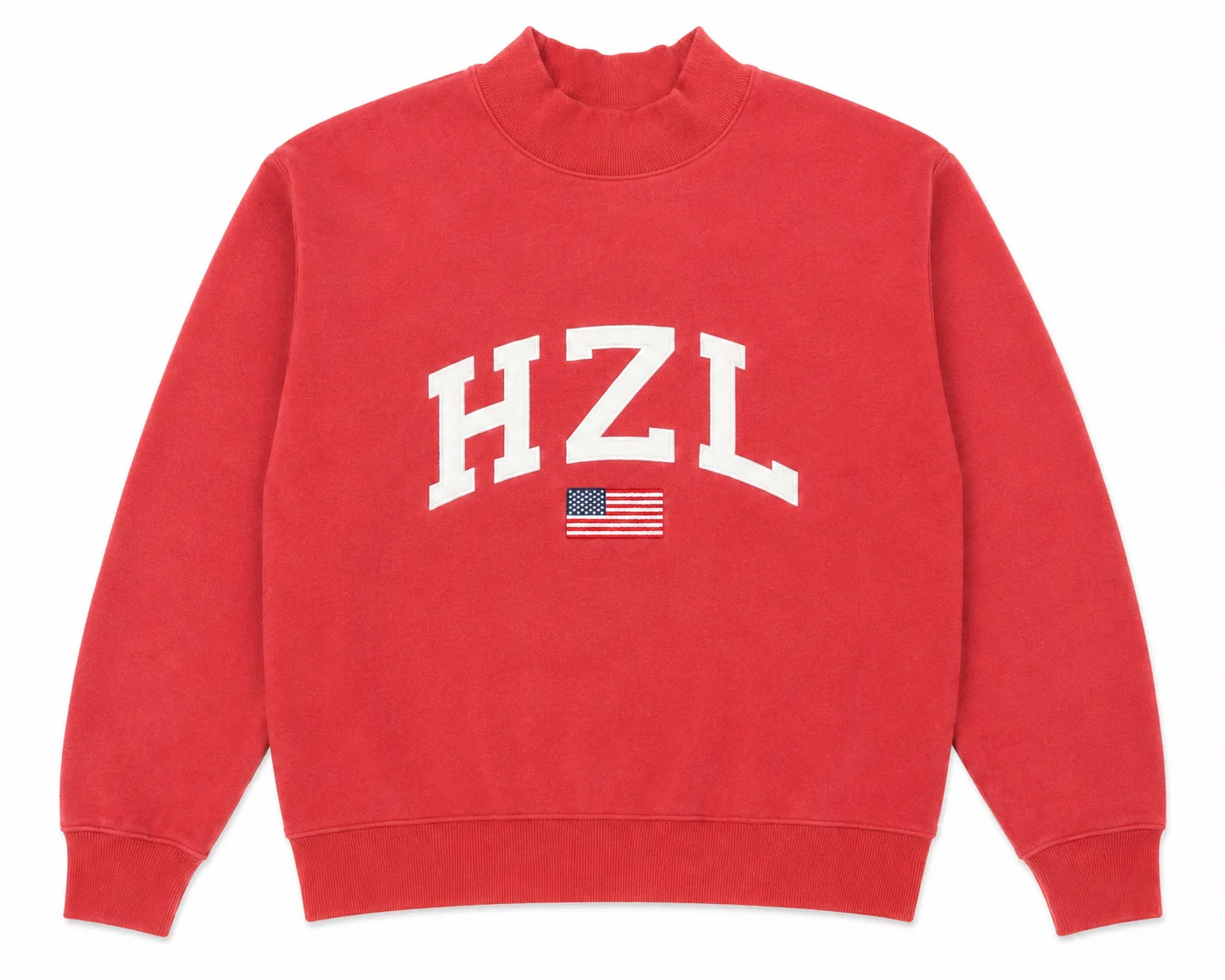 The HZL Miss America Mockneck // Cherry - Image 5