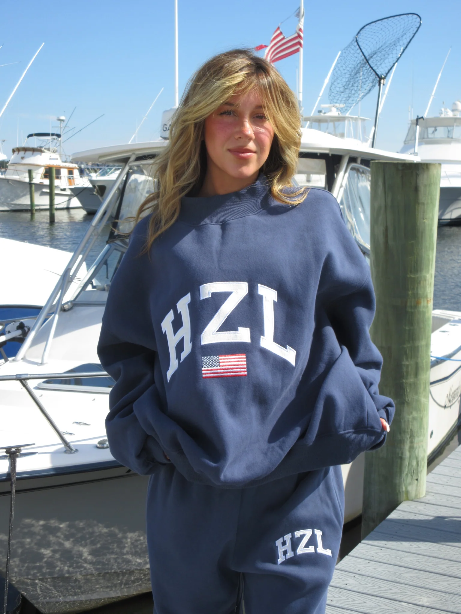 The HZL Miss America Mockneck // Denim - Image 3