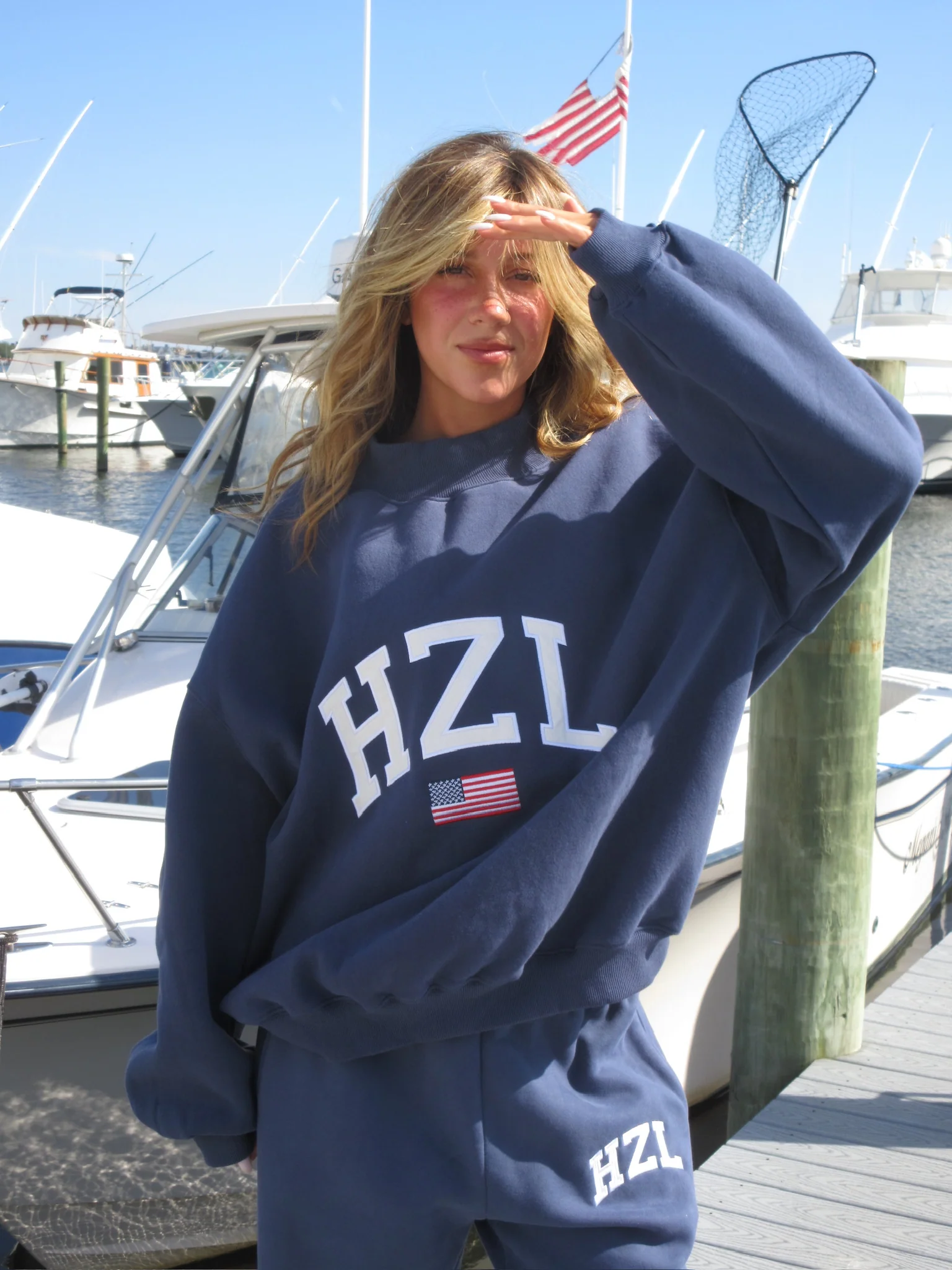The HZL Miss America Mockneck // Denim - Image 5