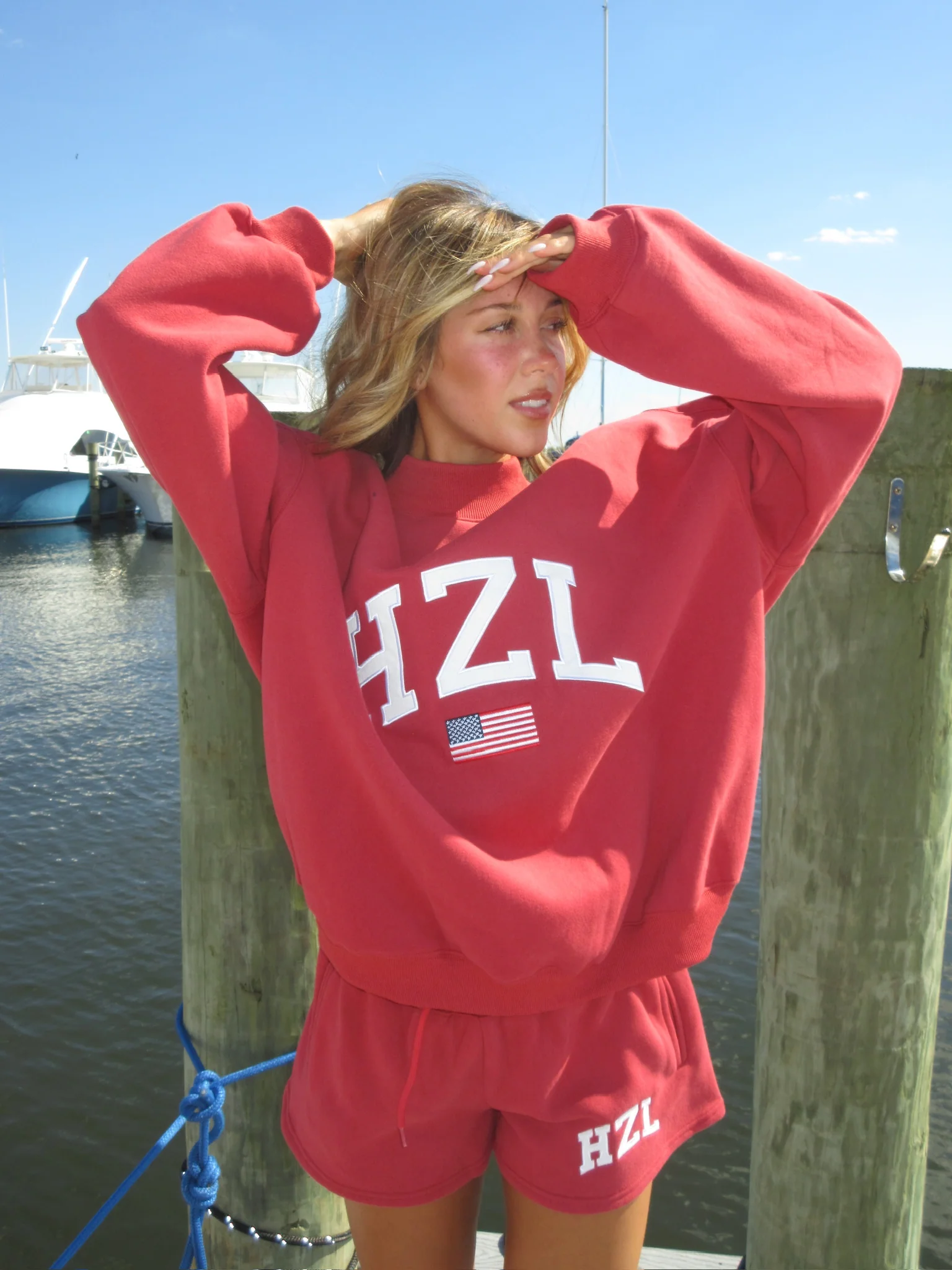 The HZL Miss America Shorts // Cherry - Image 2