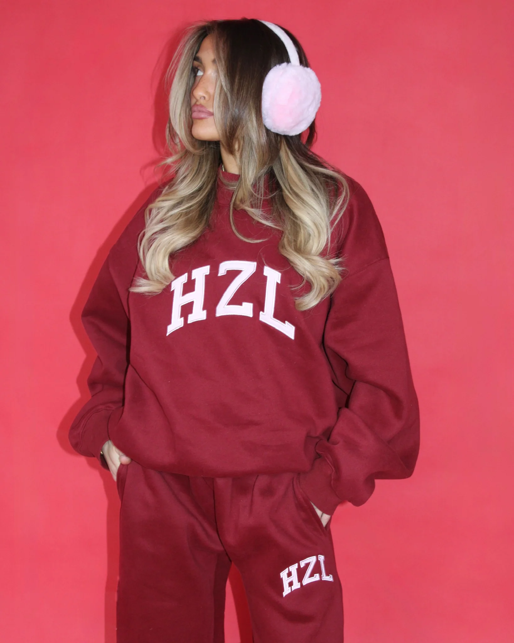 The HZL Red Velvet Mockneck - Image 4