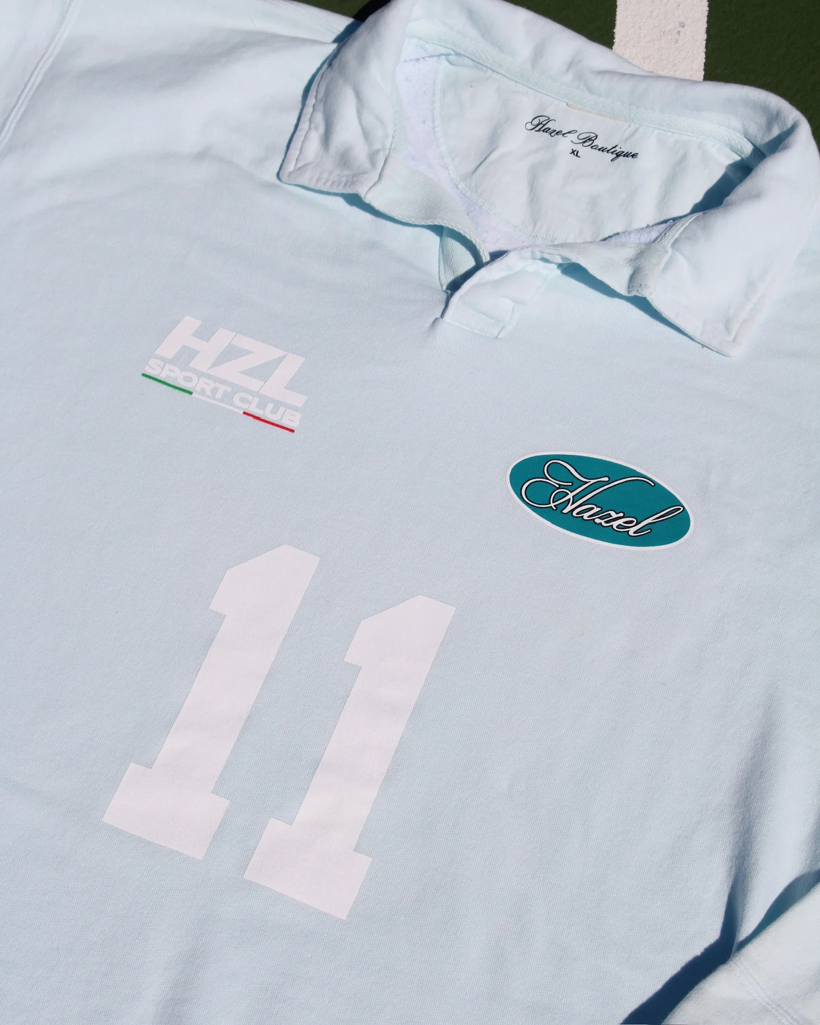 The HZL Sport Club Polo // Baby Blue - Image 3
