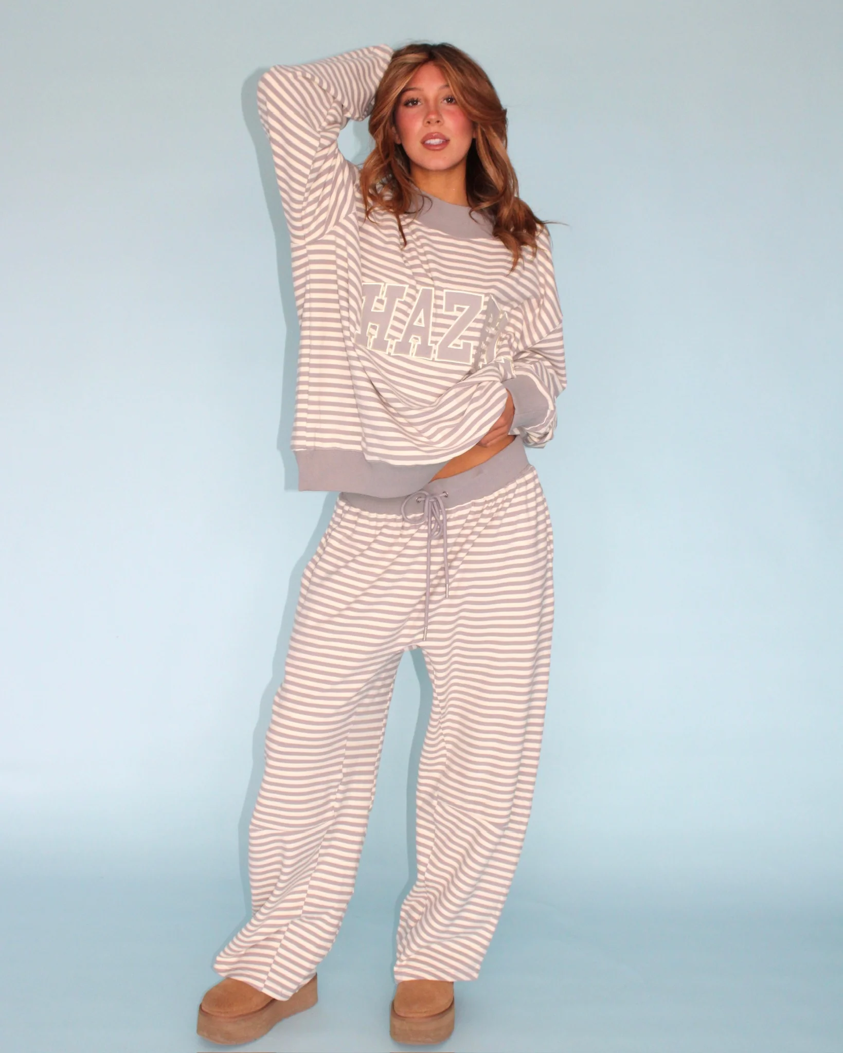 The HZL Sunday Brunch Barrel Pants // Buttercream - Image 2