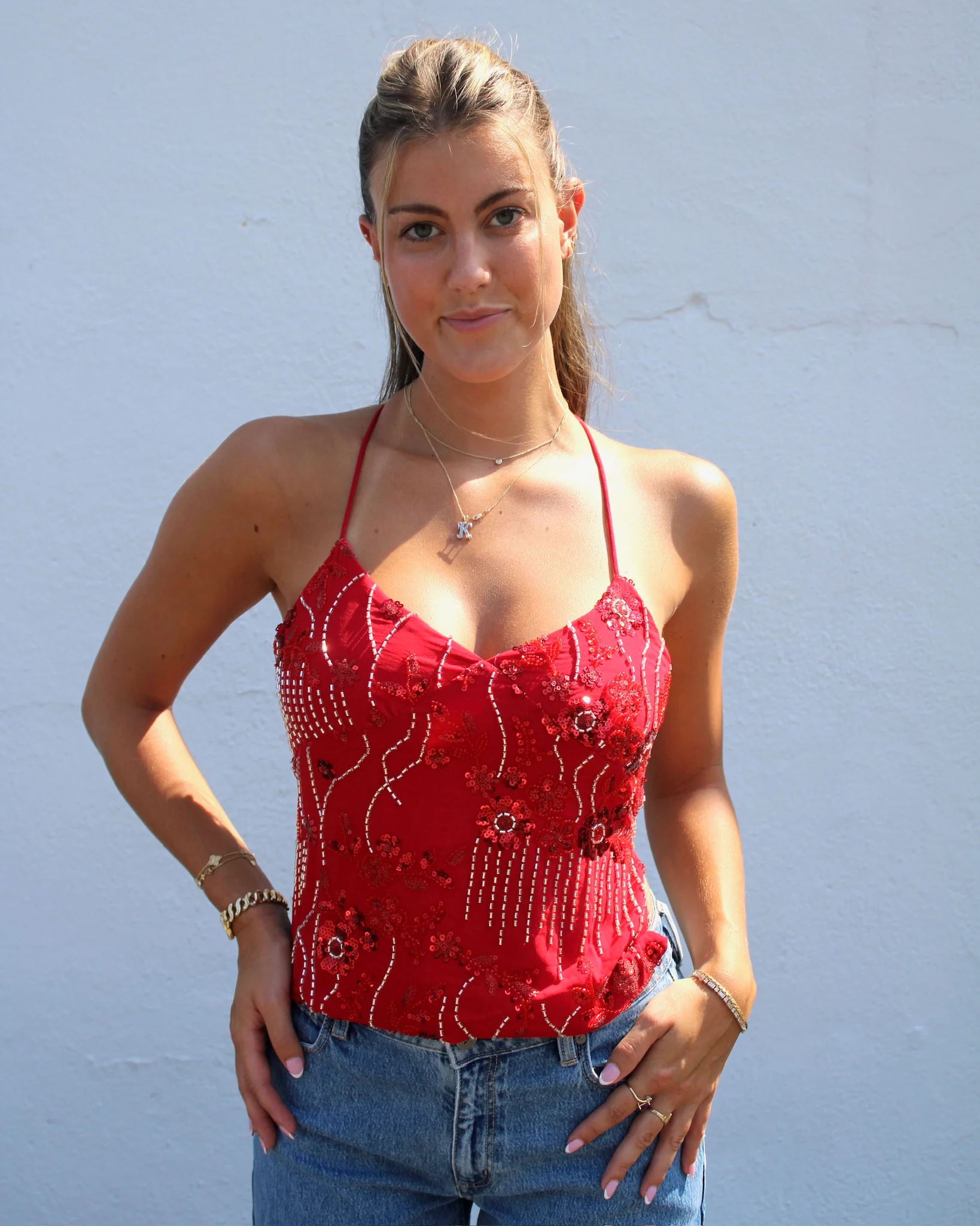 The Spring Laker Top // Ruby - Image 3