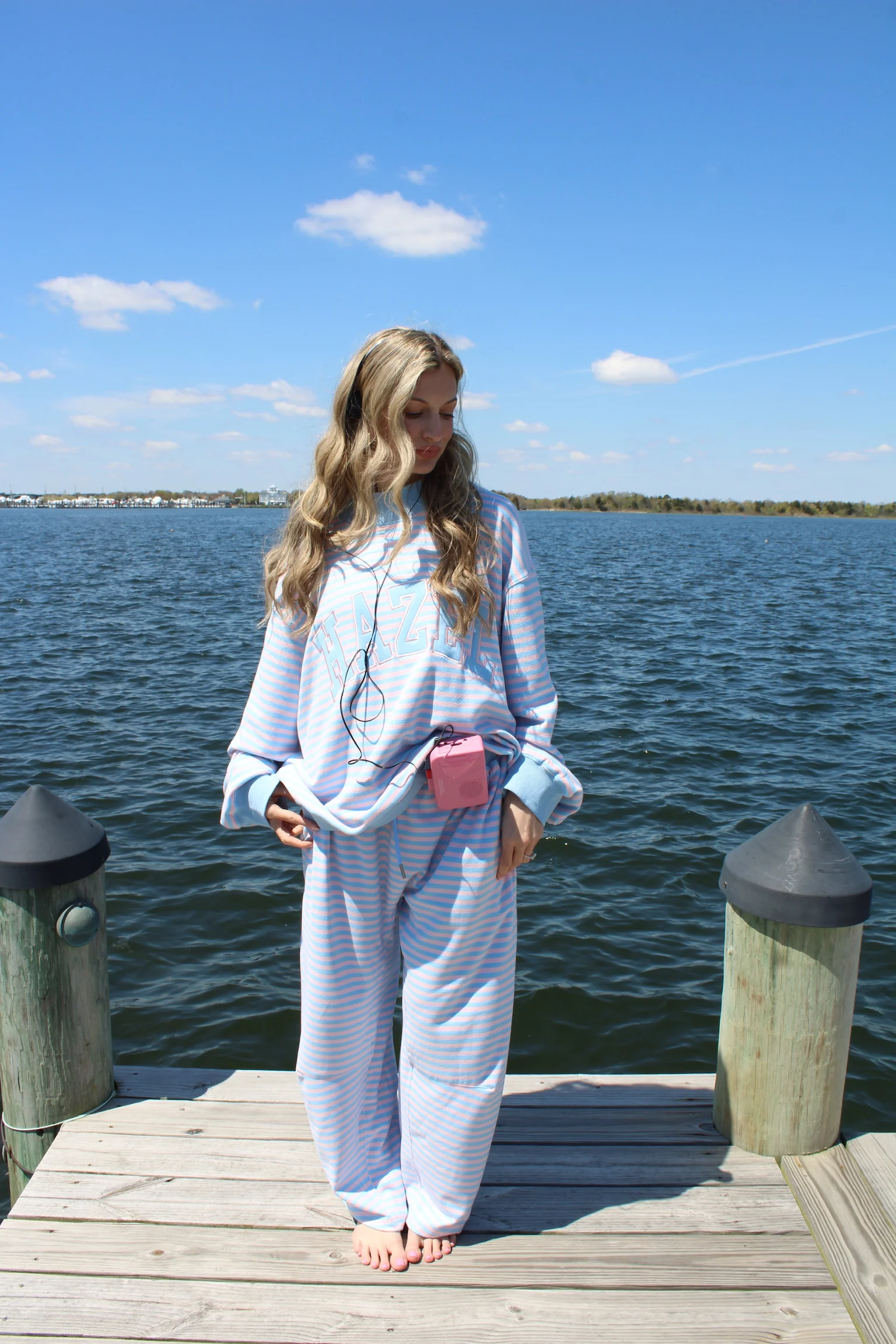 The Sunday Brunch Barrel Pants // Cotton Candy - Image 3