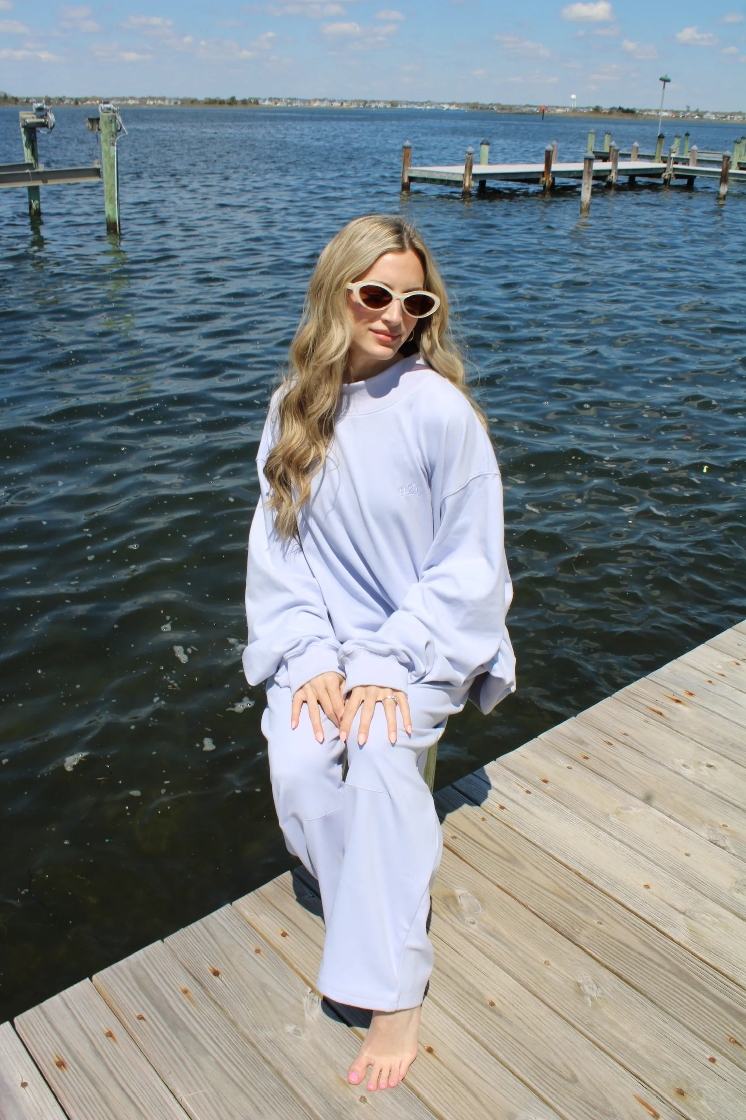 The Sunday Brunch Mockneck // Dusty Blue