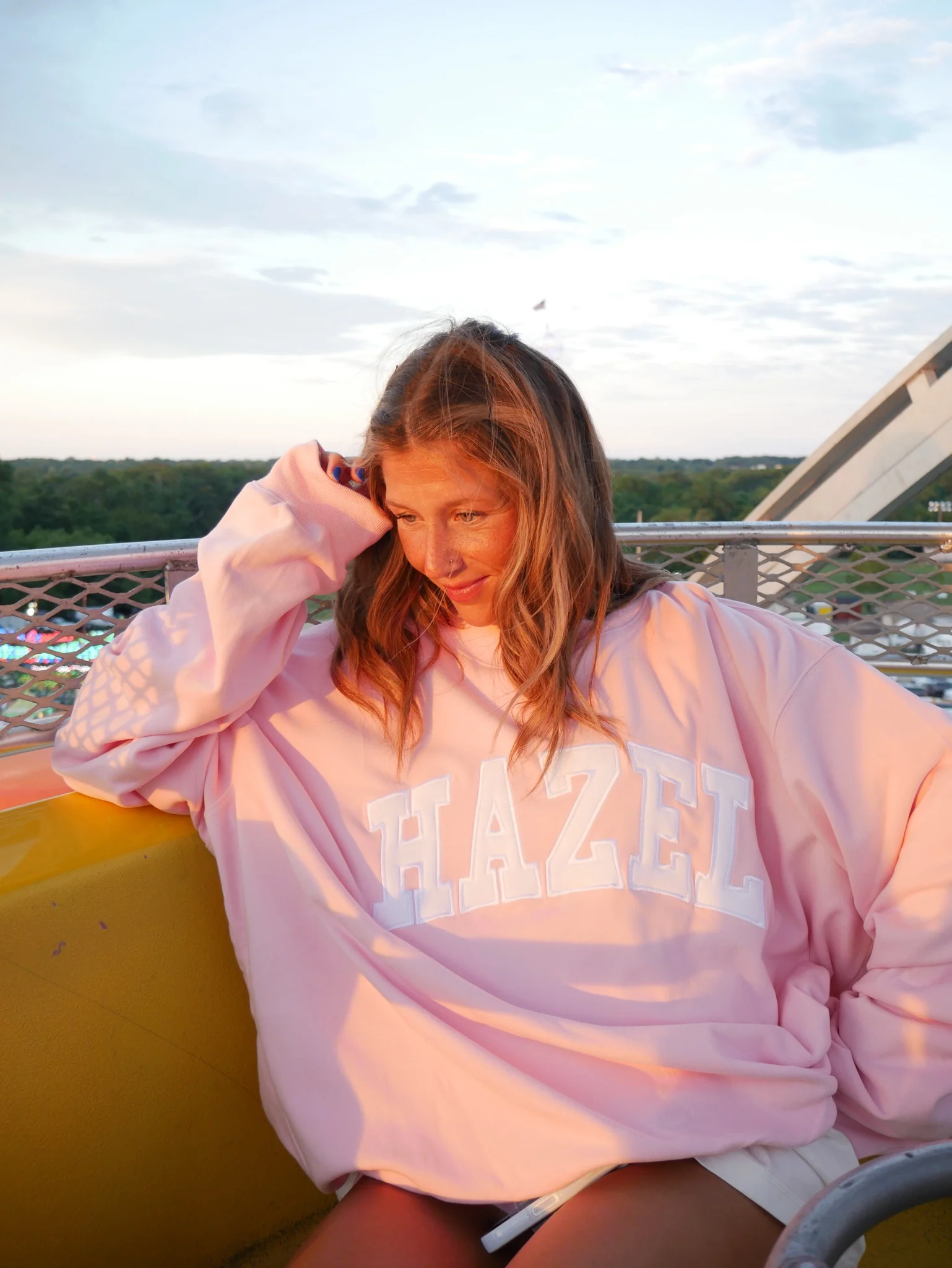The HZL Sunday Brunch Mockneck // Strawberry